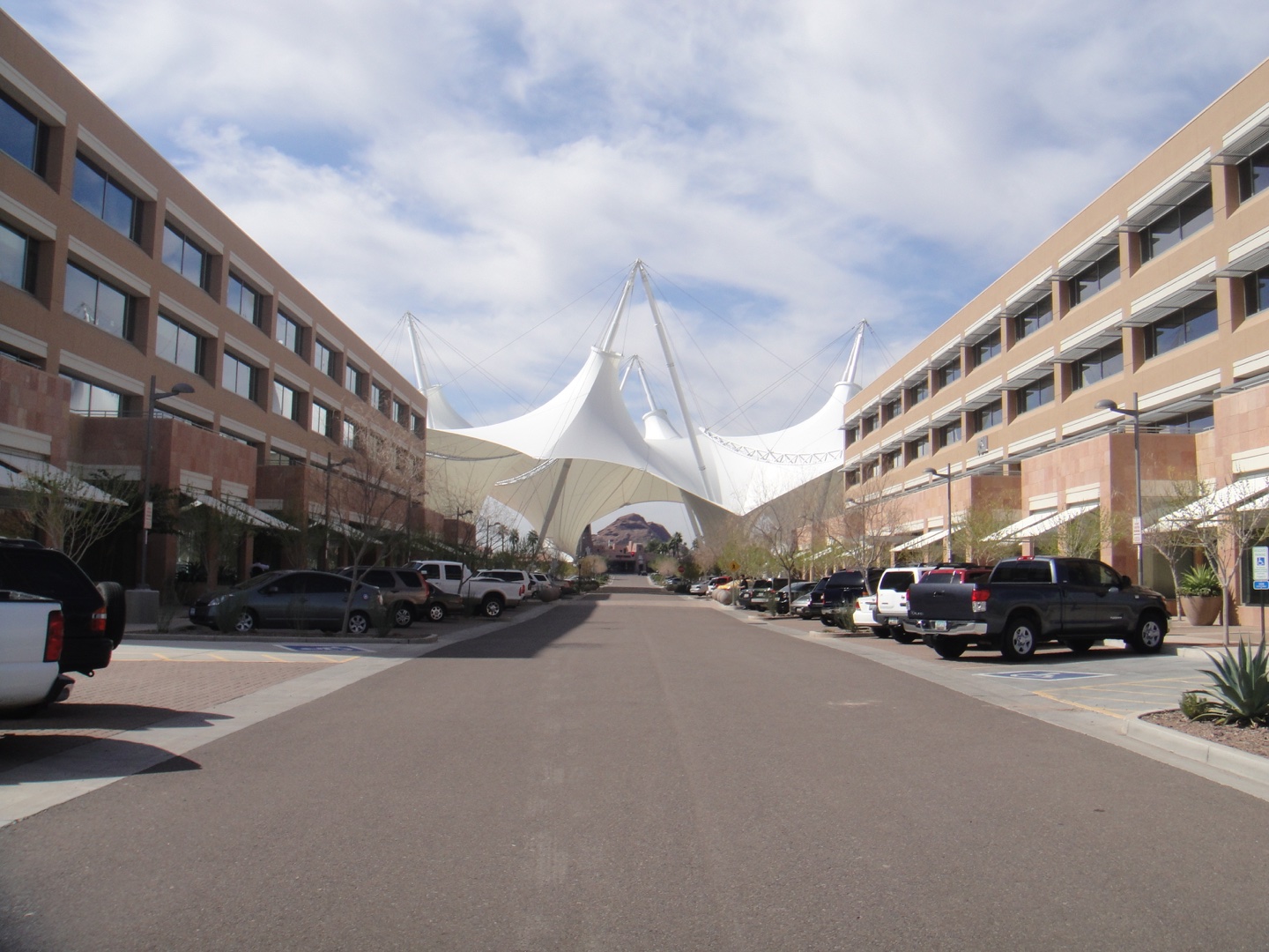 SkySong canopy and campus, South Scottsdale, Arizona